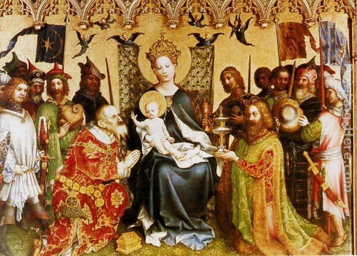 Stefan Lochner Adoration Of The Magi (central panel of the altarpiece of the Patron Saints of Cologne)